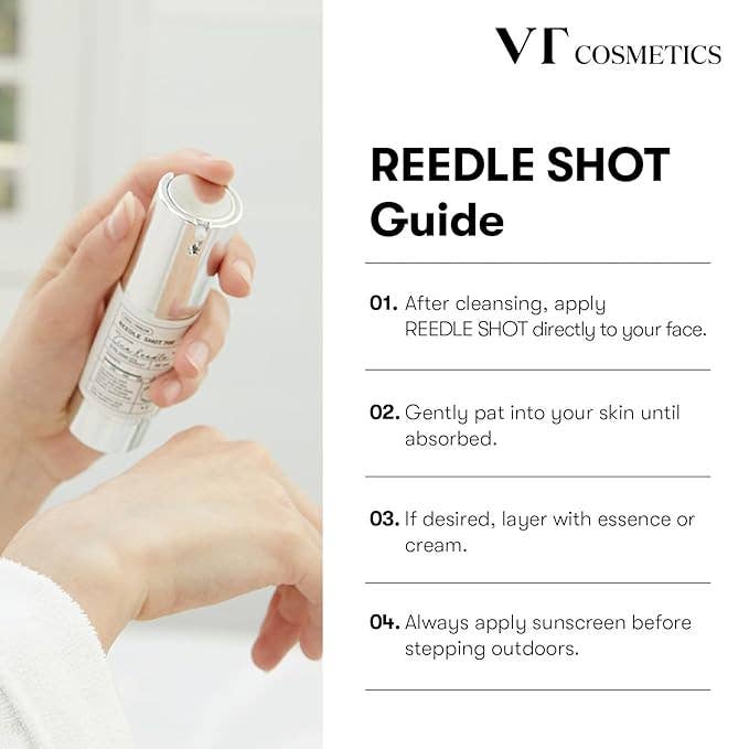 VT COSMETICS - CICA Reedle Shot 100 Essence 50ml 1.69 fl oz - XQ