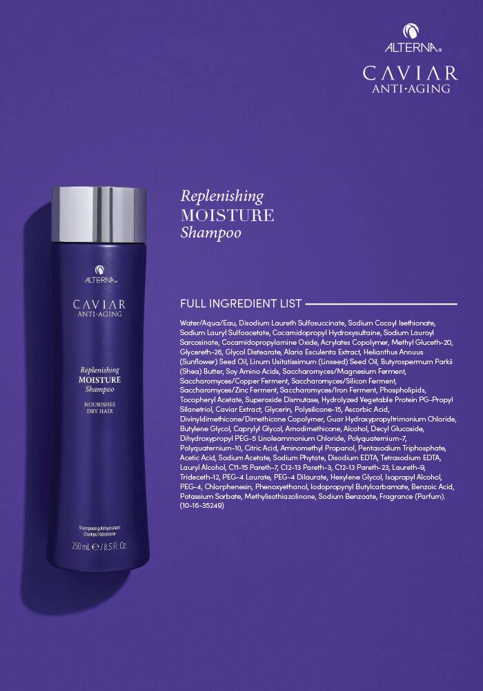 ALTERNA - Caviar Anti-Aging Replenishing Moisture Shampoo - XQ