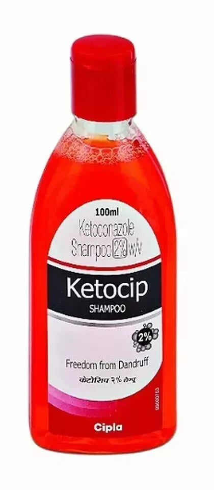Ketocip Dandruff Antifungal Shampoo 100ml - 2% Ketoconazole - XQ