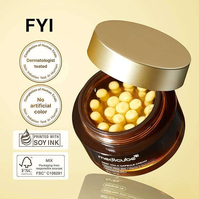 MEDICUBE Deep Vita C Capsule Cream (55g / 1.94 oz) - XQ
