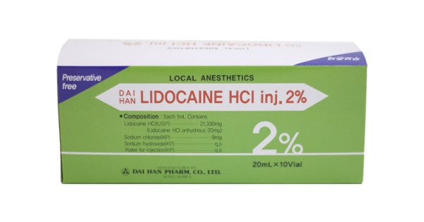Dai Han - Lidocaine HCl Injection 2% (20ml) - XQ