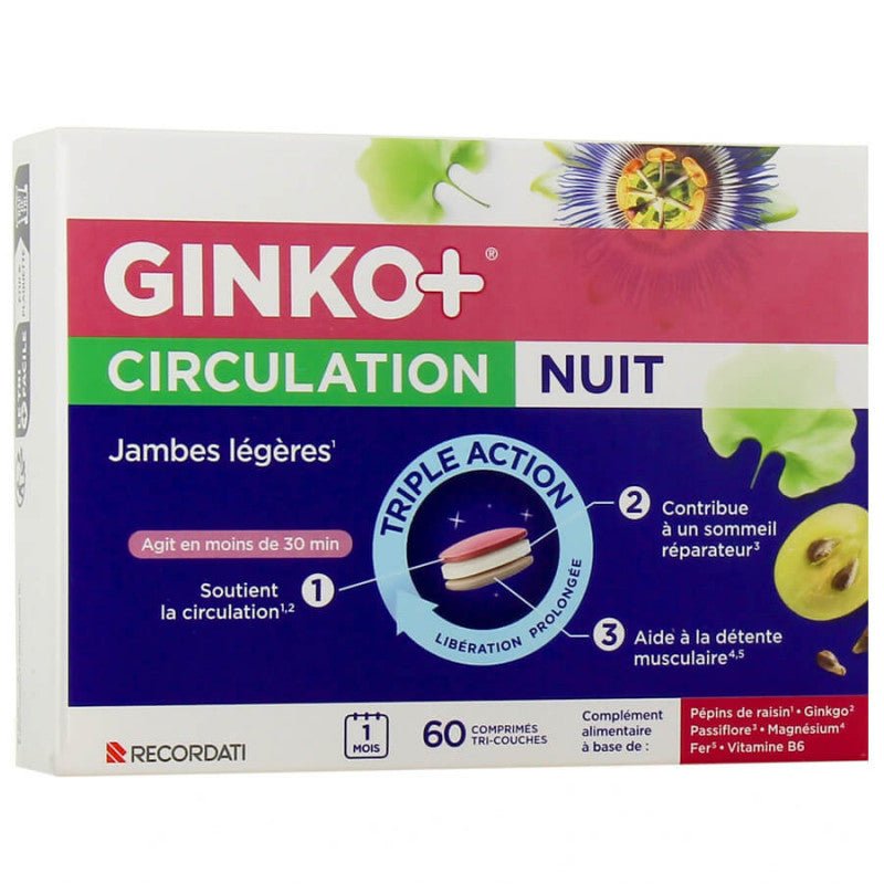 Ginko+ Circulation Night Tablets - XQ