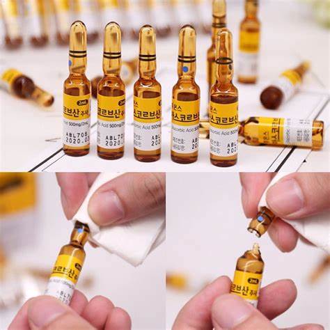 Huons Vitamin C 500mg Ascorbic Acid - Skin Whitening Ampoules - XQ