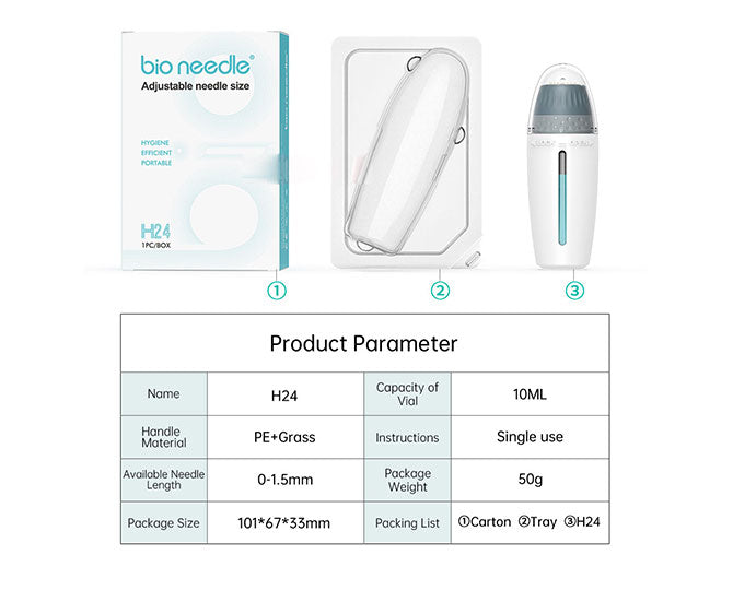 Bio Needle Hydra Stamp H24 - Adjustable - XQ