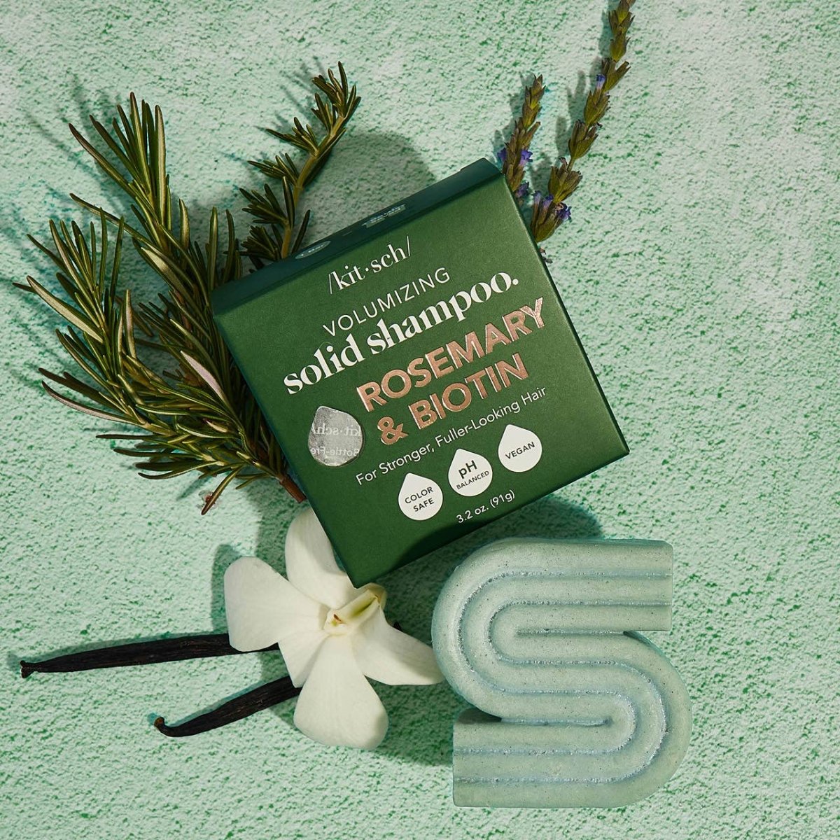 /kit•sch/ - Rosemary & Biotin Volumizing Solid Shampoo - XQ