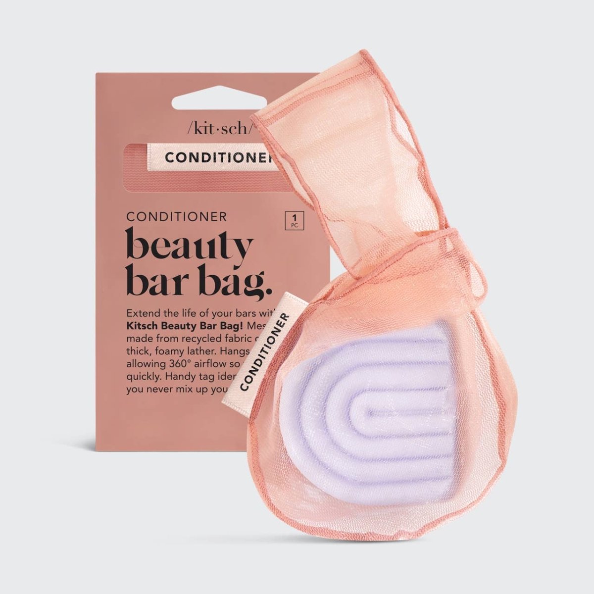 /kit•sch/ - RPET Beauty Bar Conditioner Bag - Terracotta - XQ