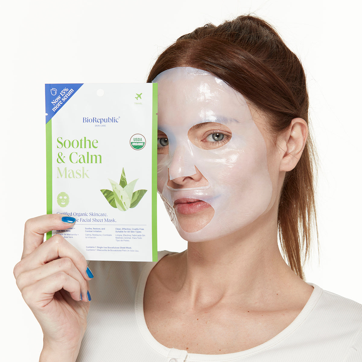 BioRepublic’s Soothe and Calm Organic Facial Sheet Mask - XQ