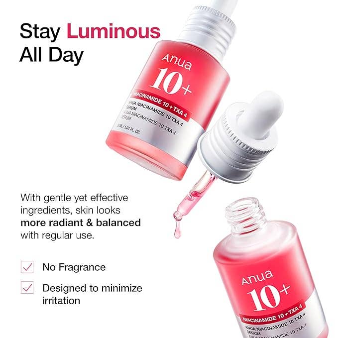 Anua - 10% Niacinamide+ 4% Tranexamic Acid Serum (30ml /1.01 fl.oz.) - XQ