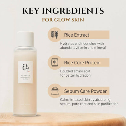 BEAUTY OF JOSEON - Glow Replenishing Rice Milk 150ml, 5.07 fl.oz - XQ