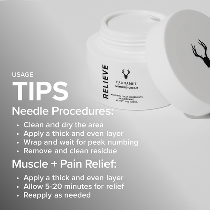 MAD RABBIT - RELIEVE Numbing Cream - 1․5 oz - XQ