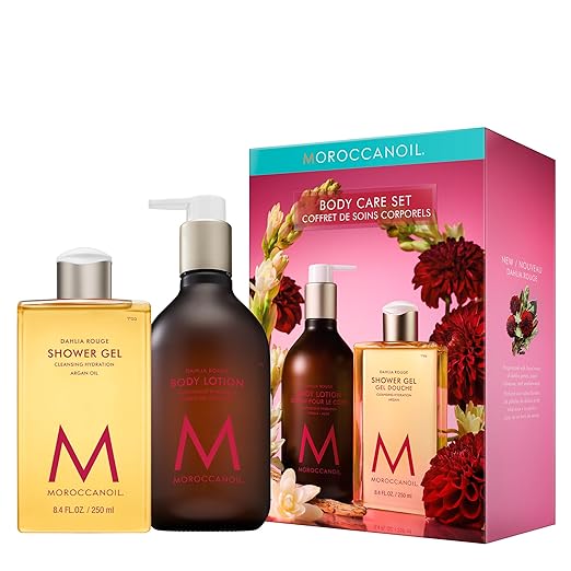 MoroccanOil - Dahlia Rouge Shower Gel & Body Lotion Kit - XQ