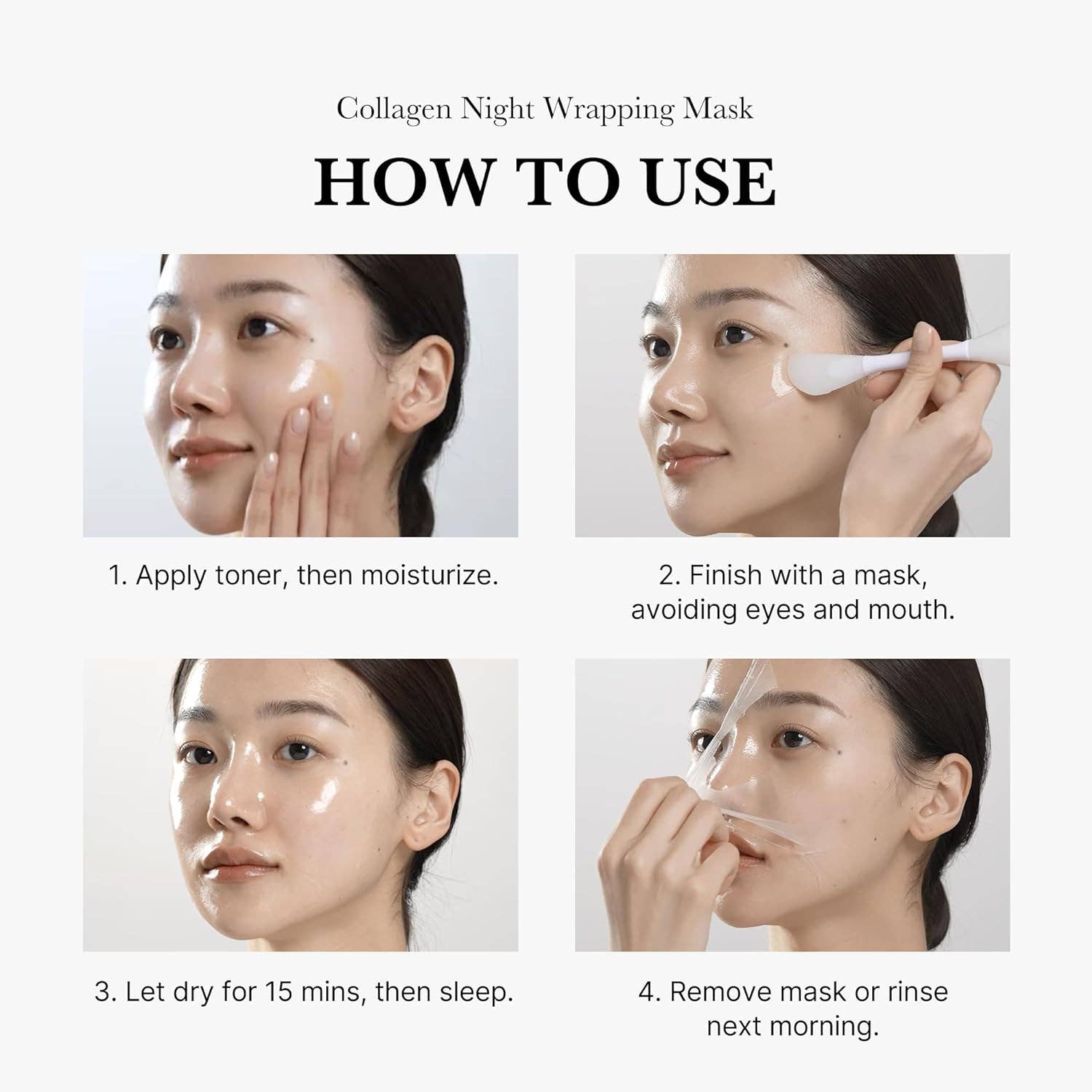 MEDICUBE Collagen Overnight Wrapping Peel Off Facial Mask (75ml) - XQ