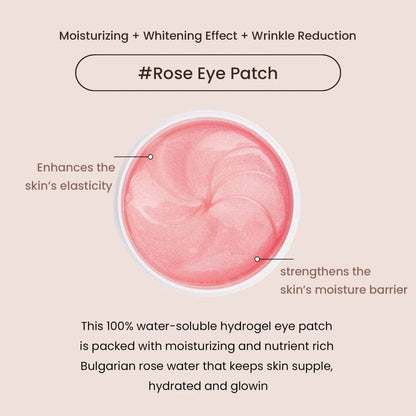 HEIMISH - Bulgarian Rose Water Hydrogel Eye Patch 1.4g/0.05oz - XQ
