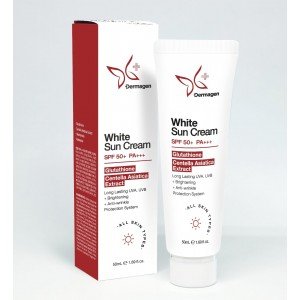 Dermagen White Sun Cream SPF 50+ PA+++ (w. Glutathione) 1.76oz - XQ