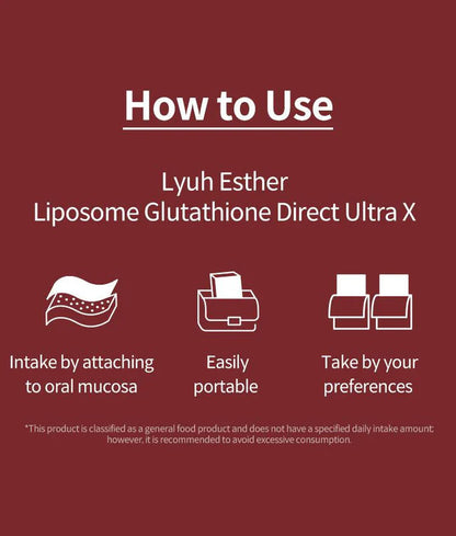 Esther Formula - Liposome Glutathione Direct Ultra X Transdermal Film - XQ
