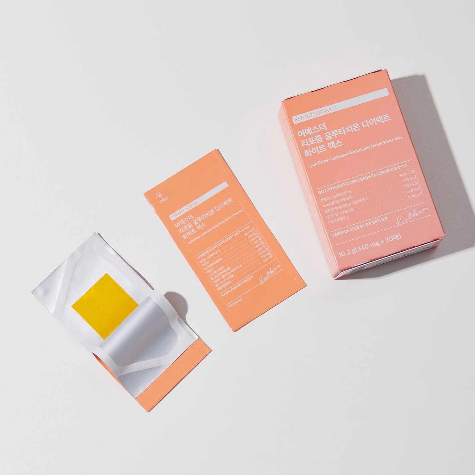 Esther Formula - Liposome Glutathione Direct White Max Transdermal Film - XQ