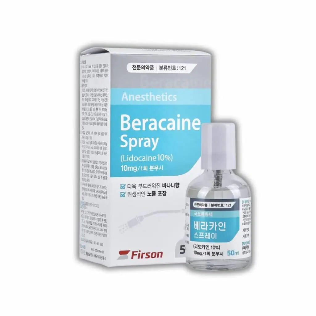 Beracaine Spray Lidocaine 10% 50ml - XQ