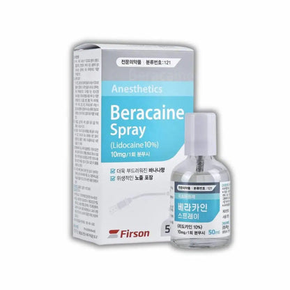 Beracaine Spray Lidocaine 10% 50ml - XQ
