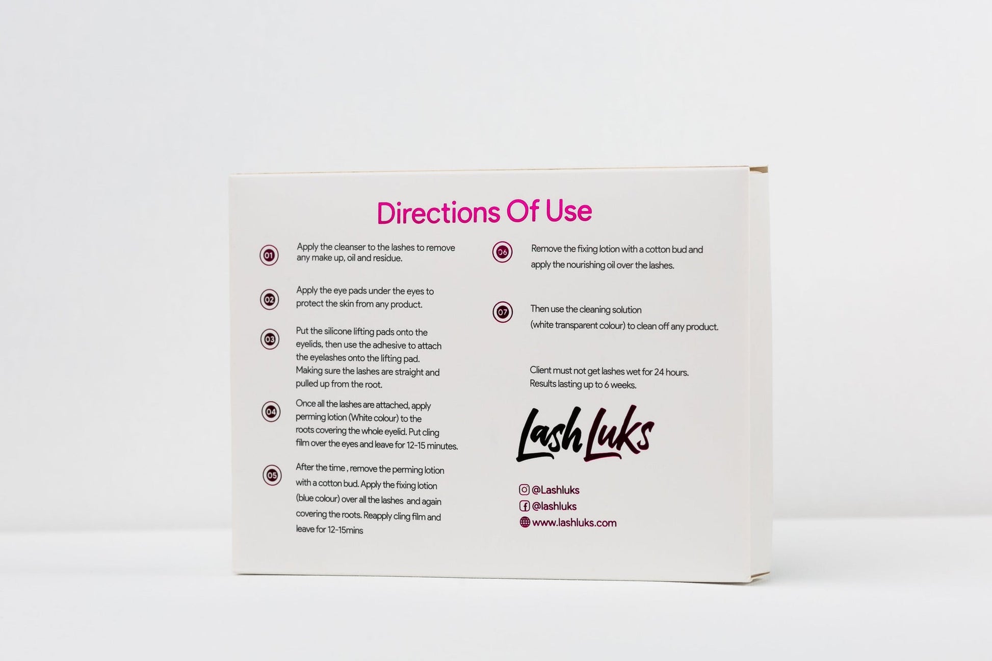 Lash Luks - Professional Eyelash Perm Kit