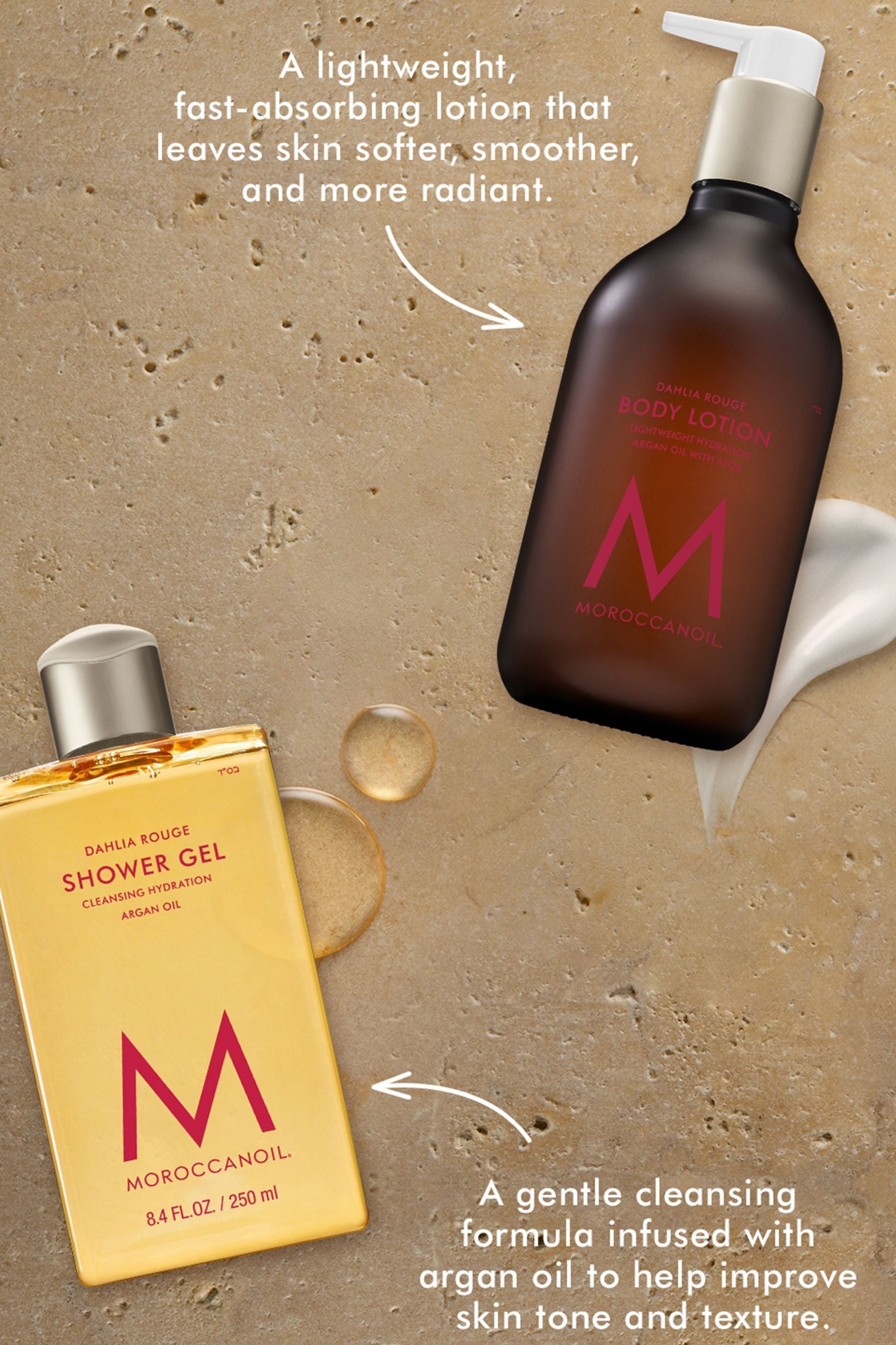 MoroccanOil - Dahlia Rouge Shower Gel & Body Lotion Kit - XQ