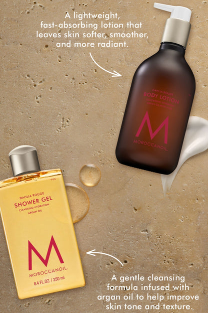 MoroccanOil - Dahlia Rouge Shower Gel & Body Lotion Kit - XQ