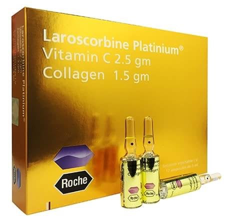 Roche Laroscorbine Collagen Platinum GOLD - Vitamin C with Collagen - XQ