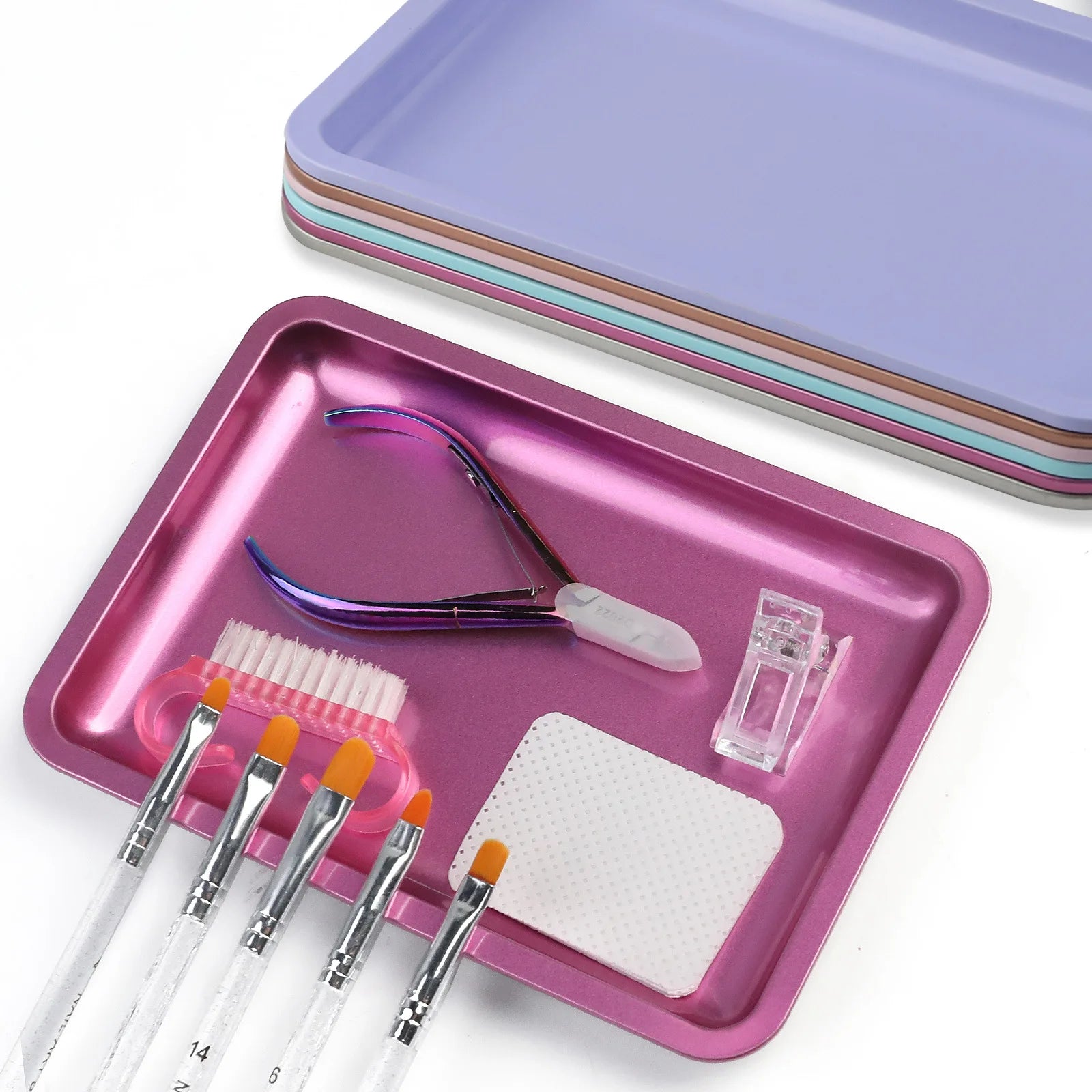 Stainless Steel Painted Implement Tray - XQ
