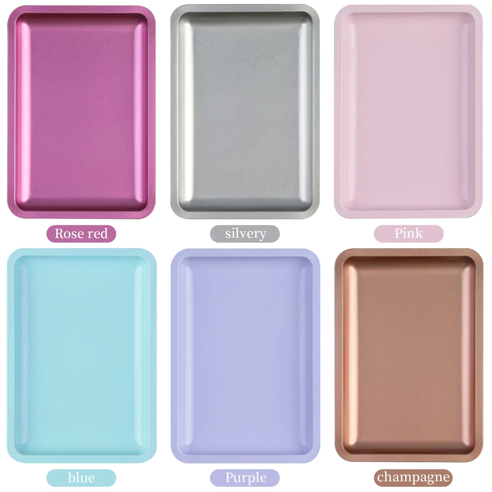 Stainless Steel Painted Implement Tray - XQ