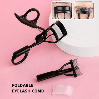 Stainless Steel Eyelash Comb & Curler Combo - XQ