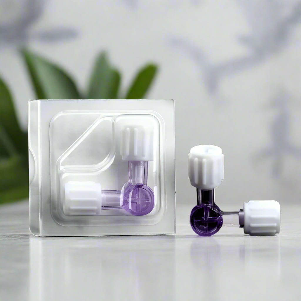 Sterile Luer Lock Syringe Connectors 3pcs