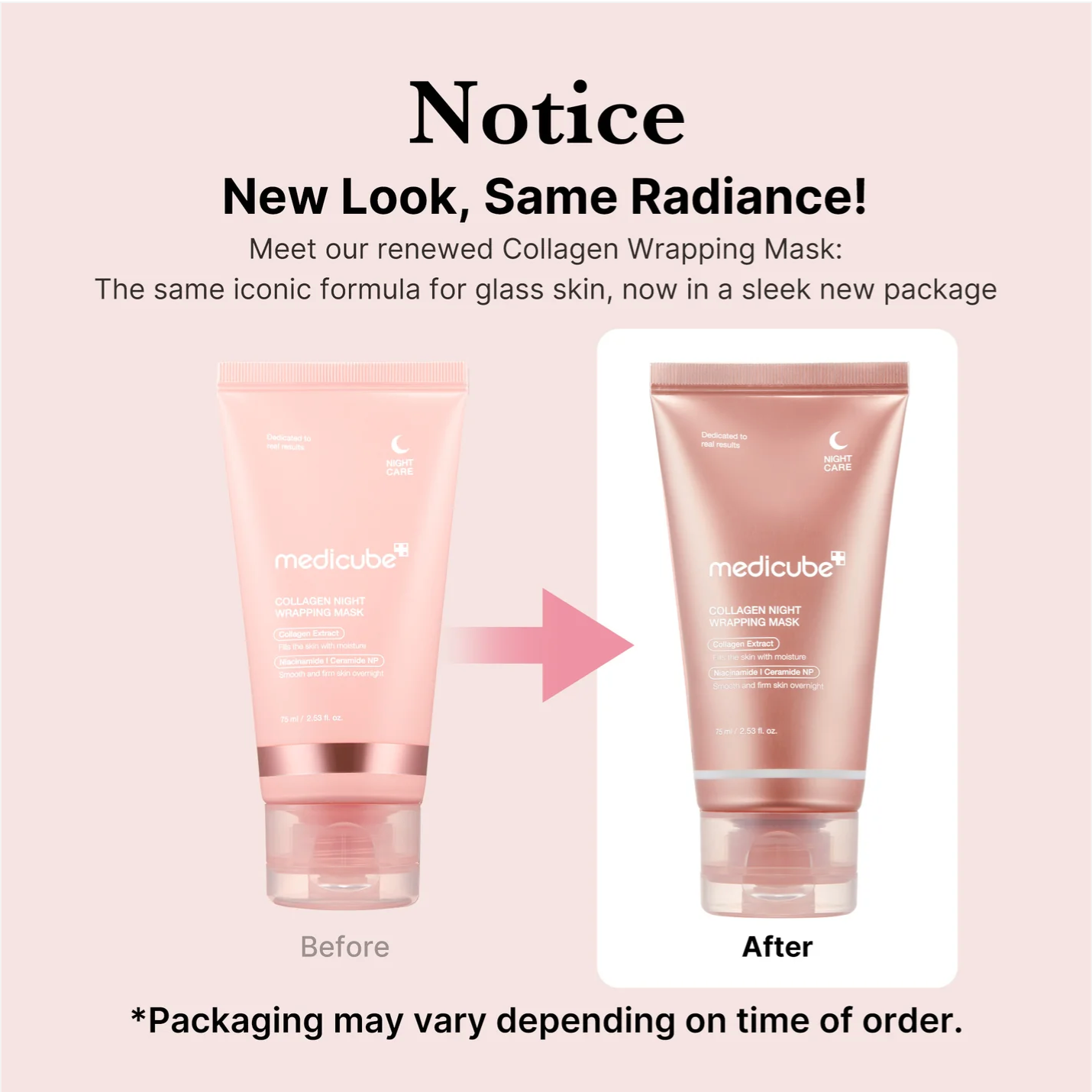 MEDICUBE Collagen Overnight Wrapping Peel Off Facial Mask (75ml) - XQ