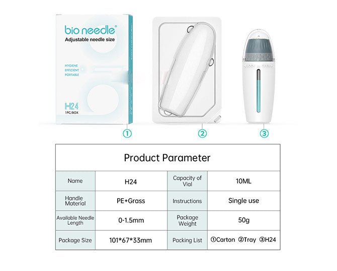 Bio Needle Hydra Stamp H24 - Adjustable - XQ