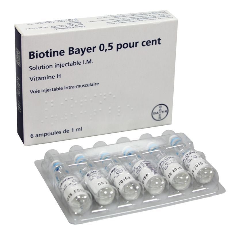 Biotin Vitamin H – 6 x 1mL Ampoules - XQ