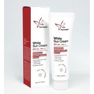 Dermagen White Sun Cream SPF 50+ PA+++ (w. Glutathione) 1.76oz - XQ