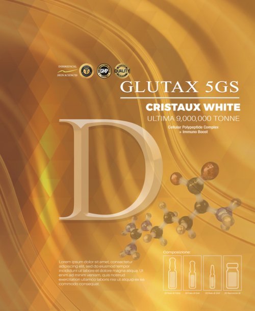 GLUTAX 5GS Cristaux White (20 sessions - 80 vials) - XQ