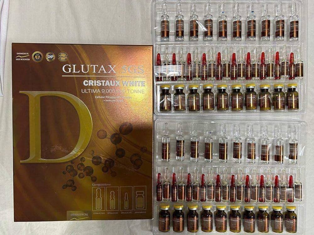 GLUTAX 5GS Cristaux White (20 sessions - 80 vials) - XQ