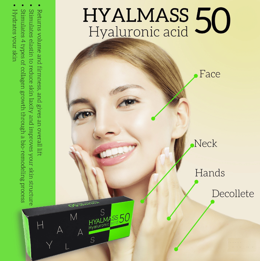 Hyalmass 50 Hyaluronic Acid 2ml - XQ