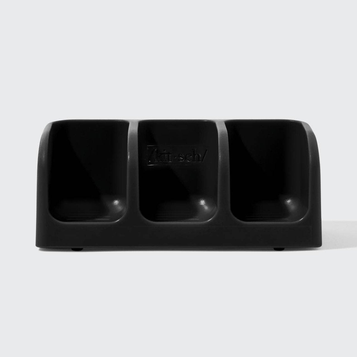 /kit•sch/ - Black Self - Draining Soap Dish - XQ