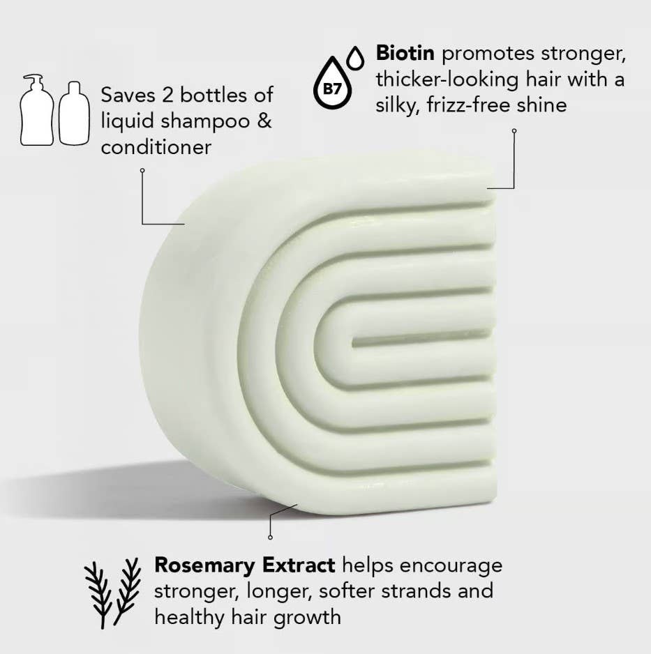 /kit•sch/ - Rosemary & Biotin Volumizing Solid Conditioner - XQ