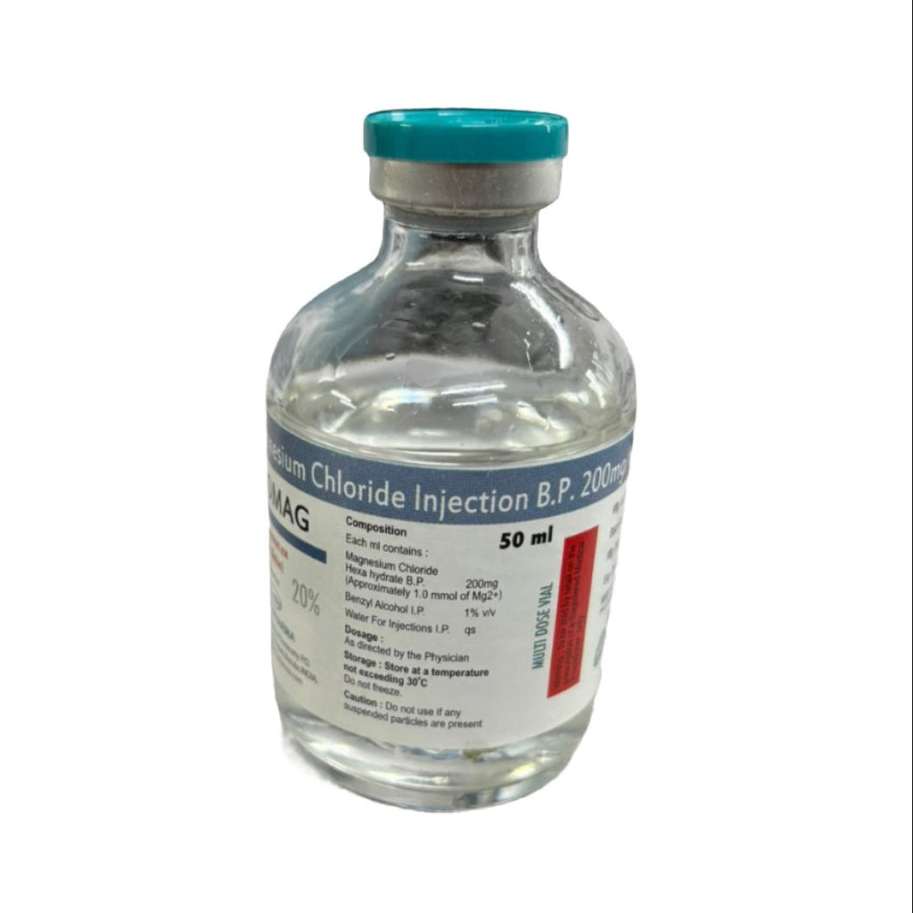 LivoMag - Magnesium Chloride 20% Inj B.P. 50ml - XQ