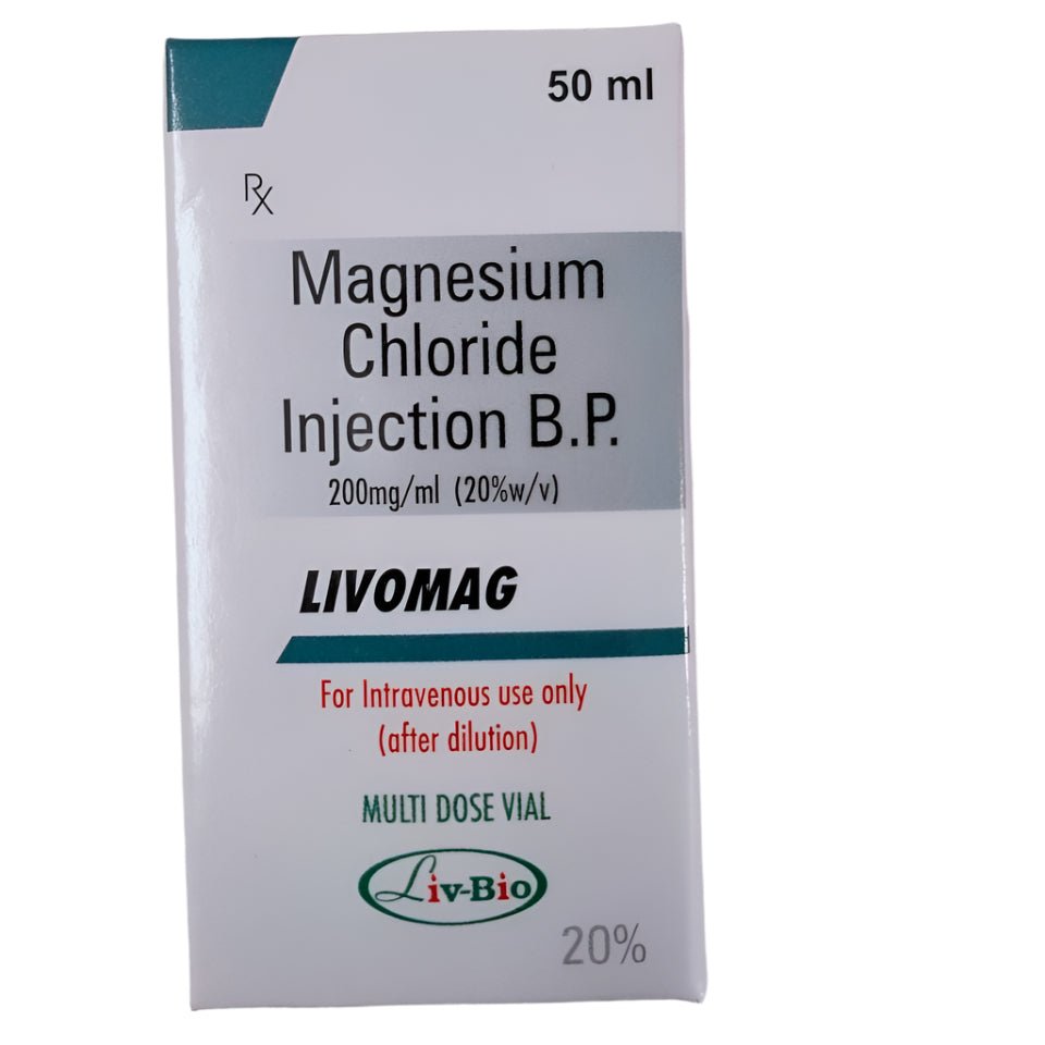 LivoMag - Magnesium Chloride 20% Inj B.P. 50ml - XQ